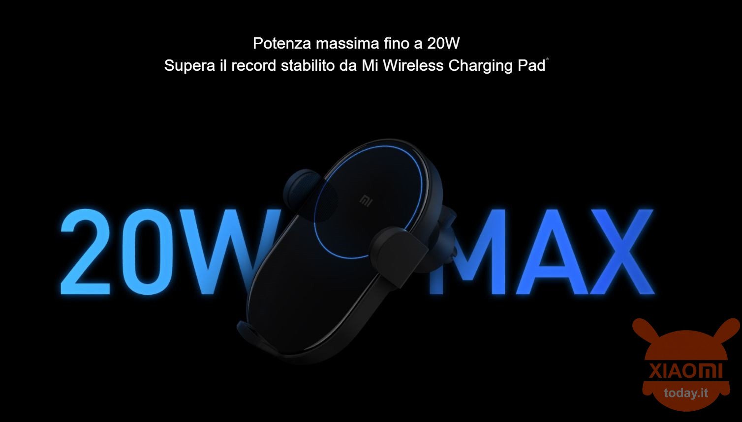 מטען אלחוטי לרכב 20w 2