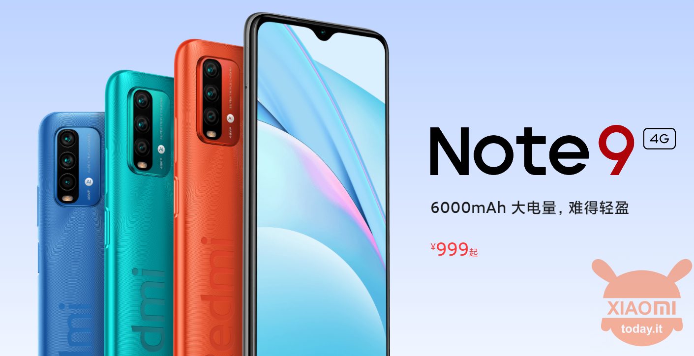 Redmi Note 9 4G 중국