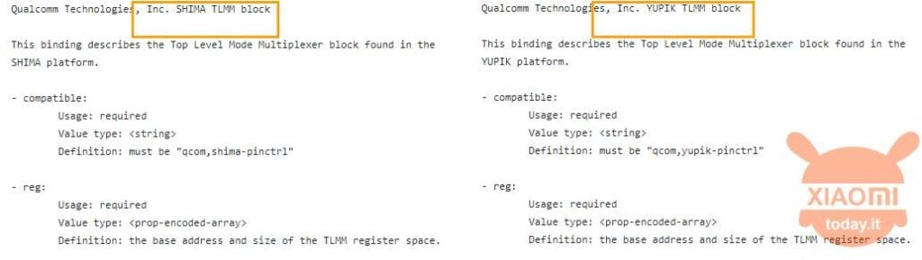 Il codice di Xiaomi Mi 11 rivela due nuovi SoC Qualcomm: Shima e Yupik