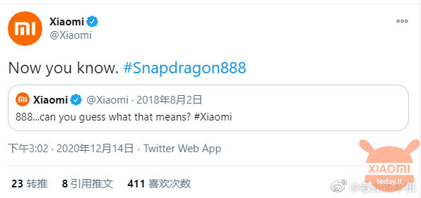 Xiaomi Mi 11 con Snapdragon 888 era già in progetto due anni fa