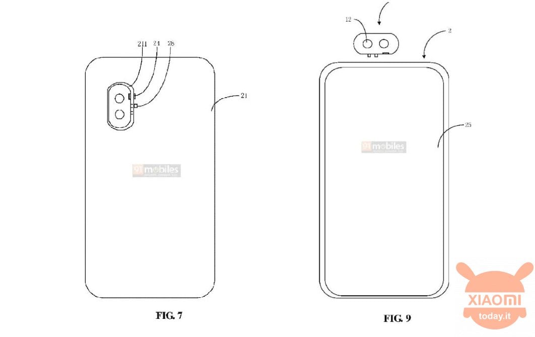 Xiaomi एक स्मार्टफोन को पेटेंट कराती है