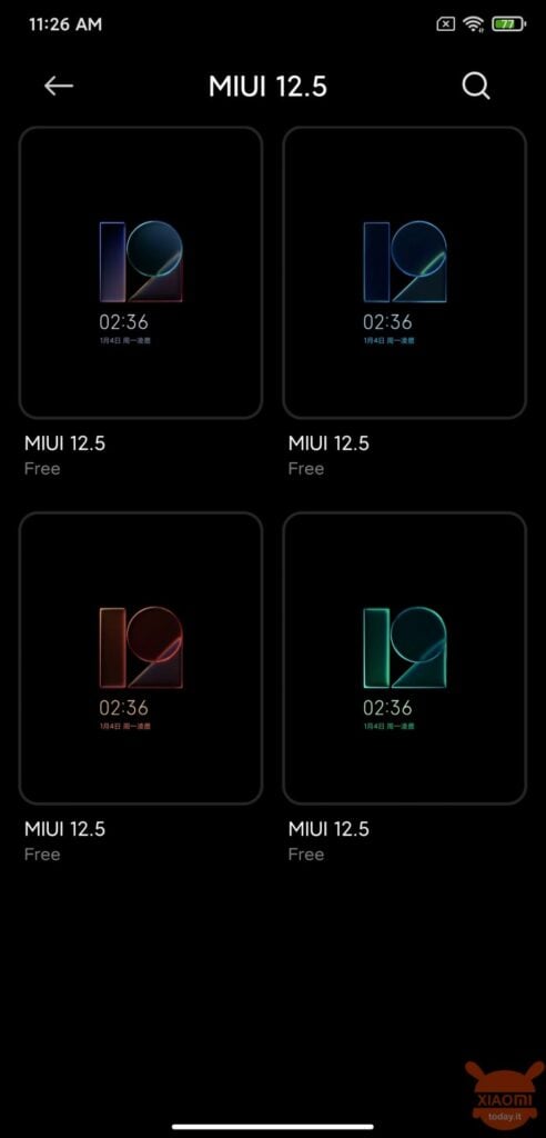 miui 12.5 always on display