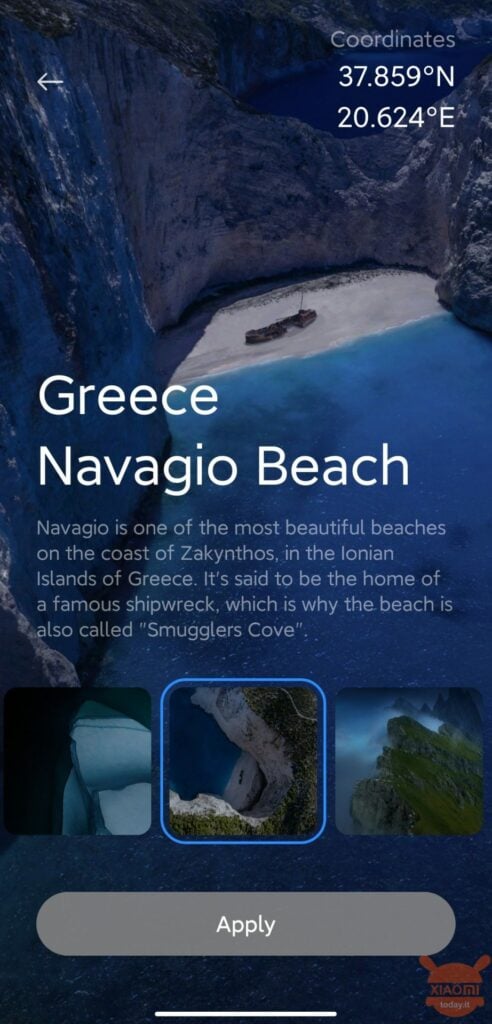Super Wallpaper: Xiaomi introduce Navagio Beach e Dolomiti | Download