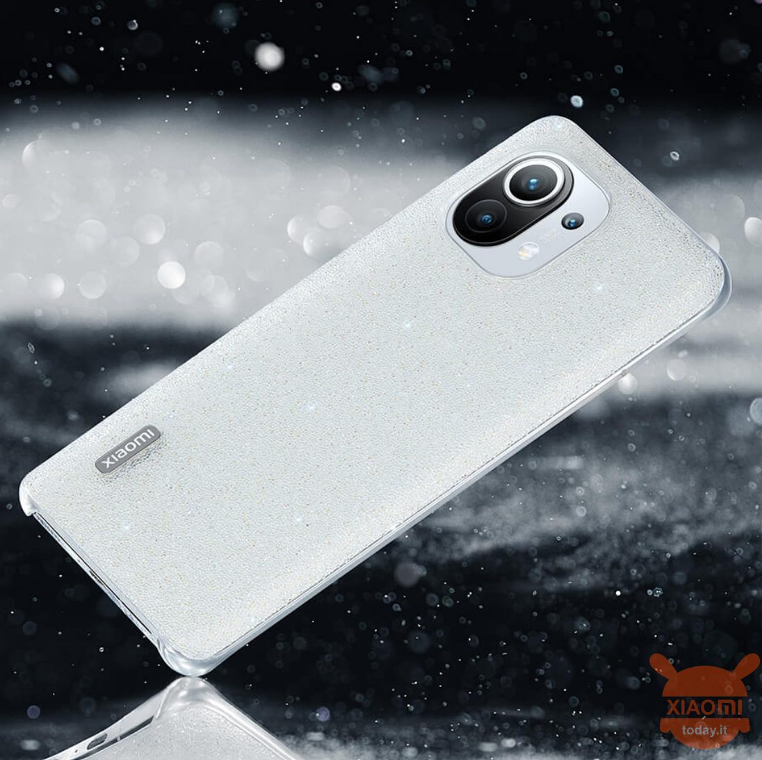 xiaomi mi 11 verfügt über eine diamantbesetzte Abdeckung