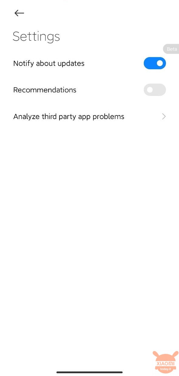 miui 12.5 errori app terze parti