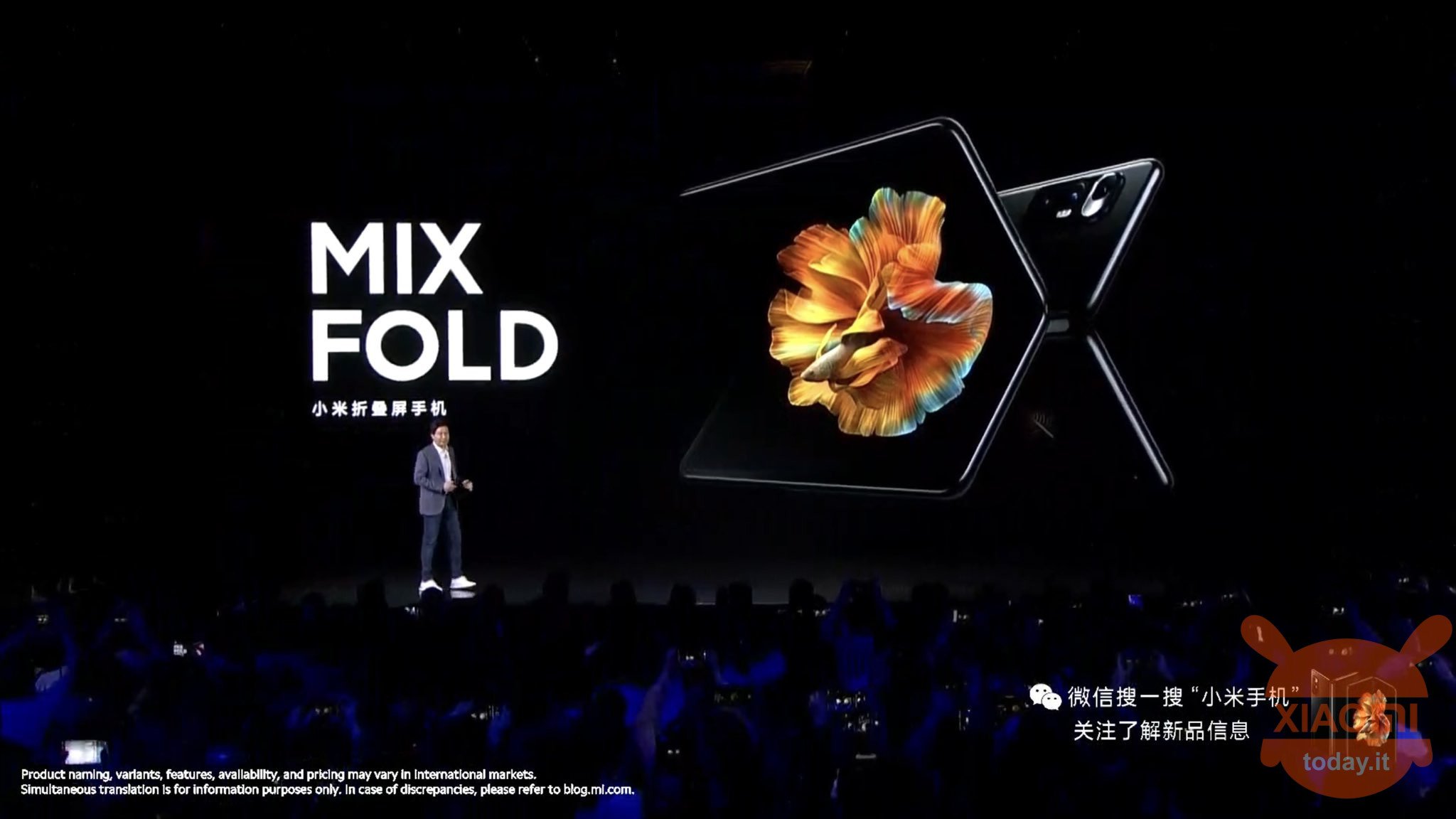 xiaomi mi mencampur lipat