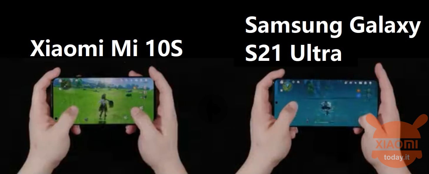 Xiaomi MI 10 s vs Samsung Galaxy S21 de ultra