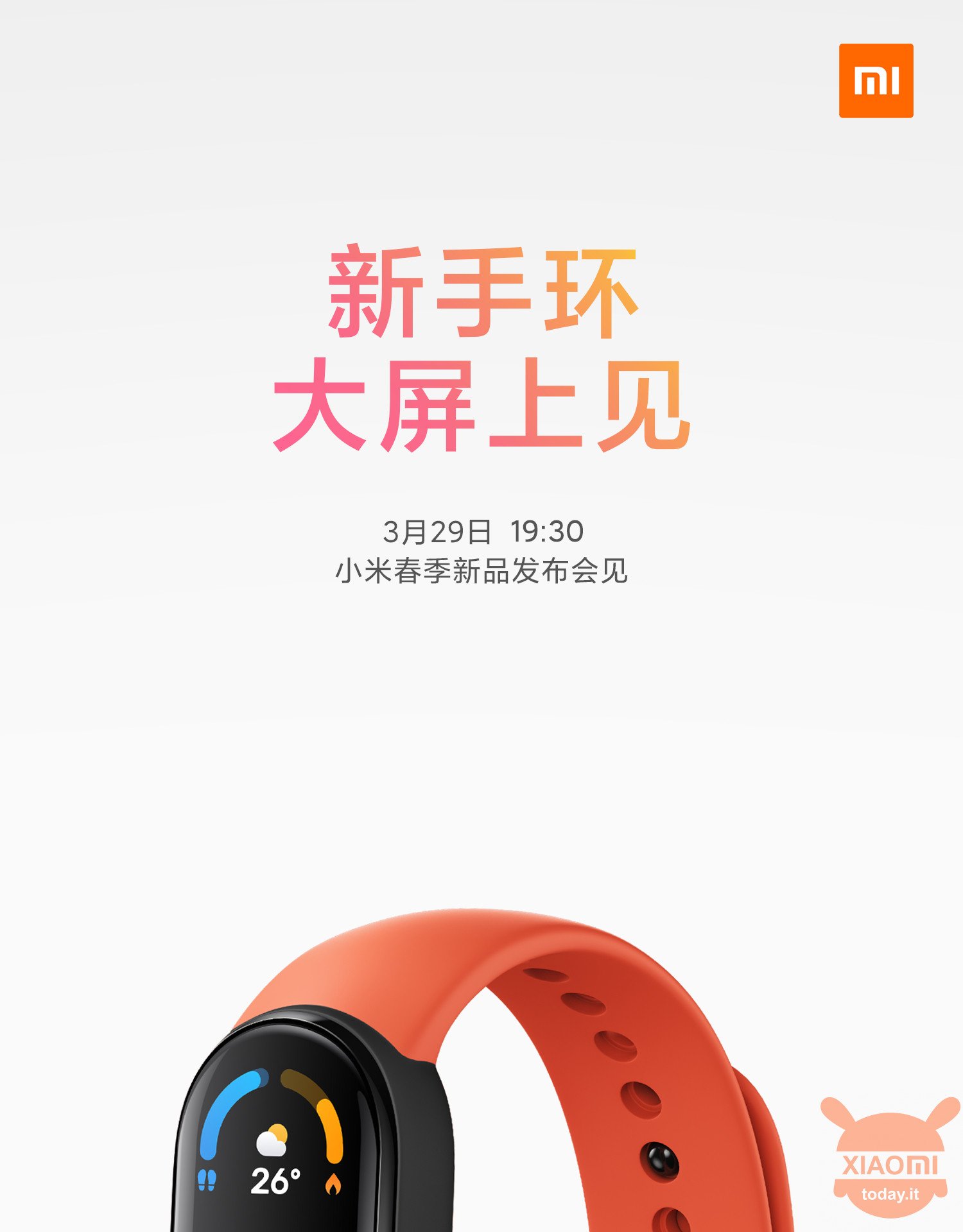 xiaomi mi band 6 display senza cornici