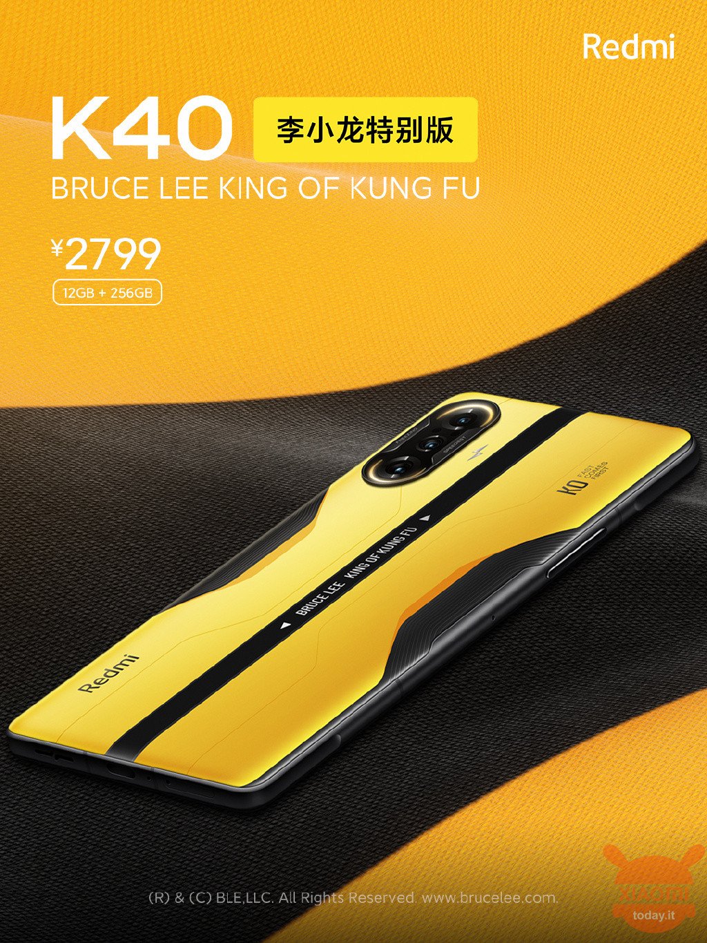 Redmi K40 Gaming Bruce Lee Edition