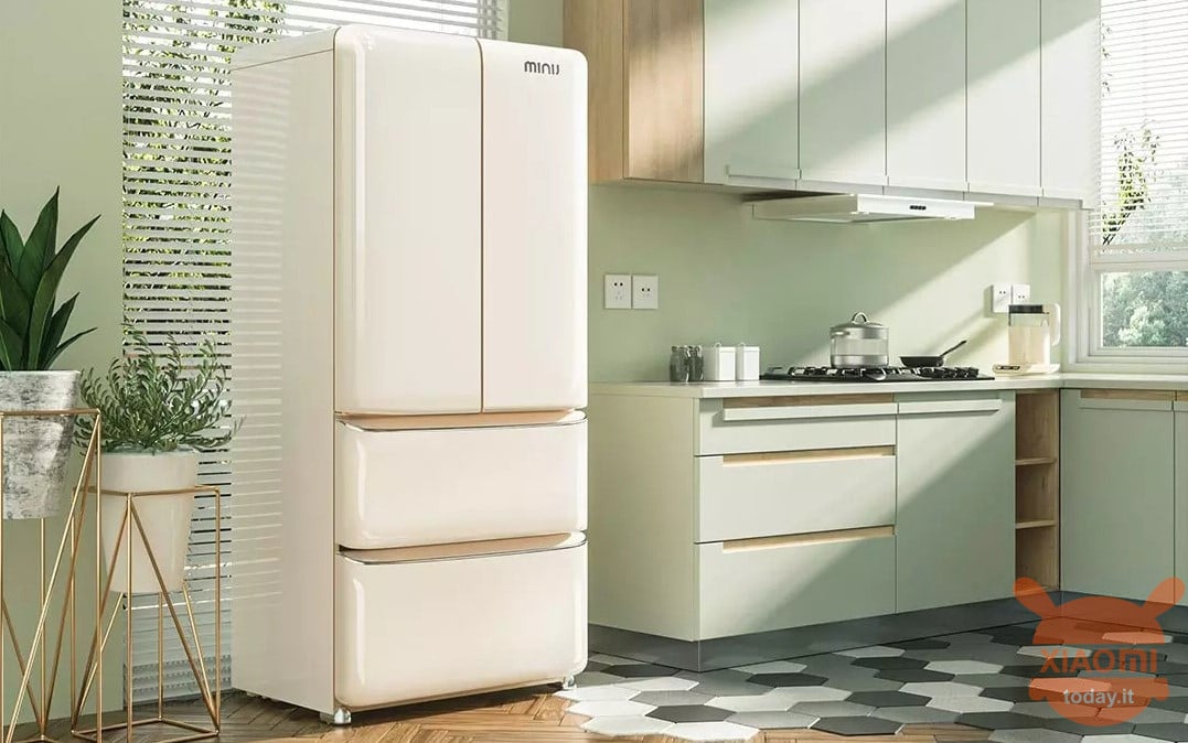 Minij Retro Französisch Smart Kühlschrank 448L