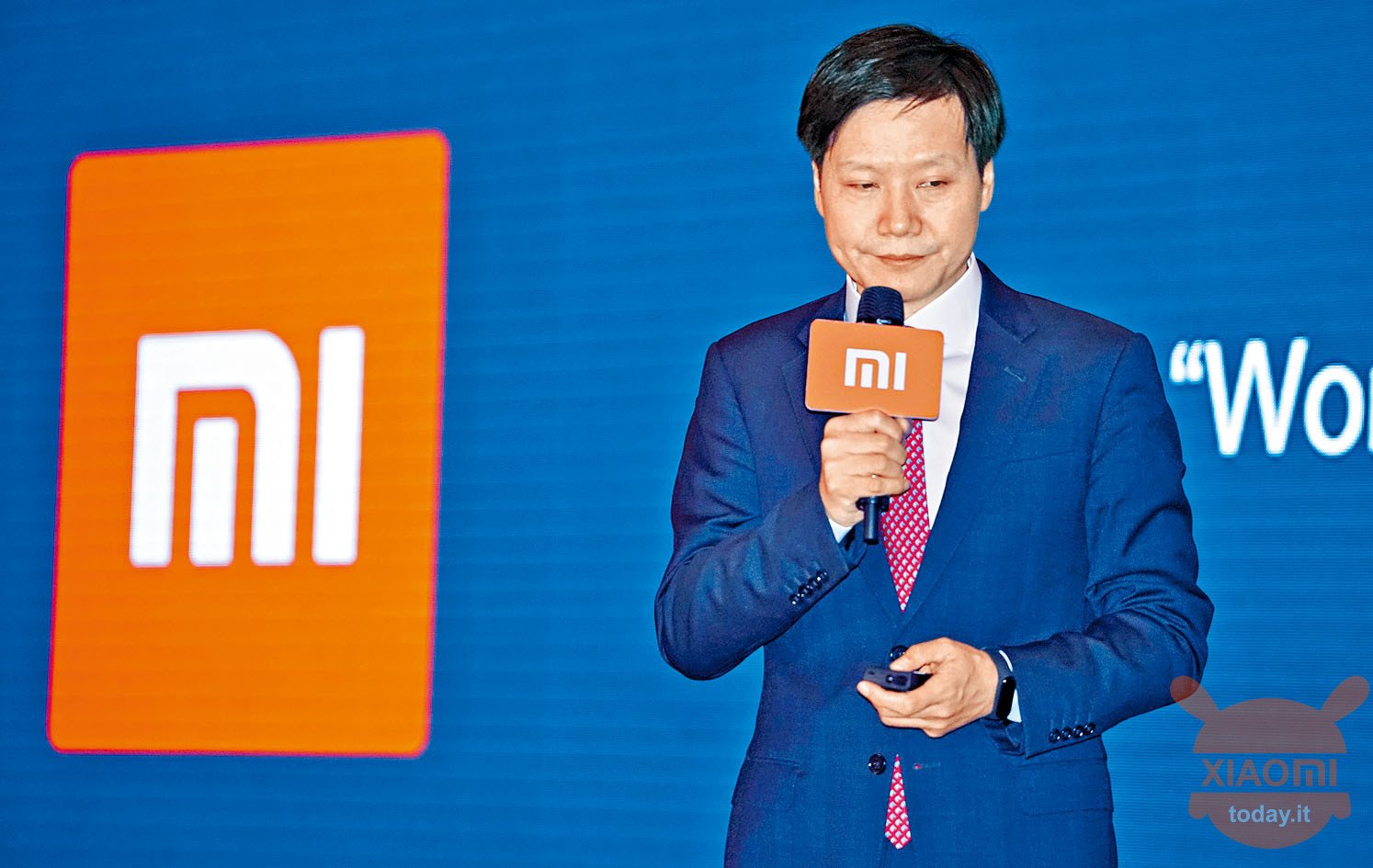 xiaomi lei jun op xiaomi patent- en handelsmerkconferentie