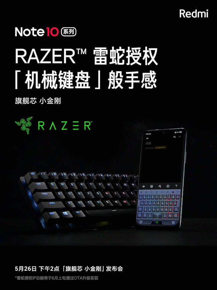 redmi i razer łączą siły w tworzeniu klawiatury do gier