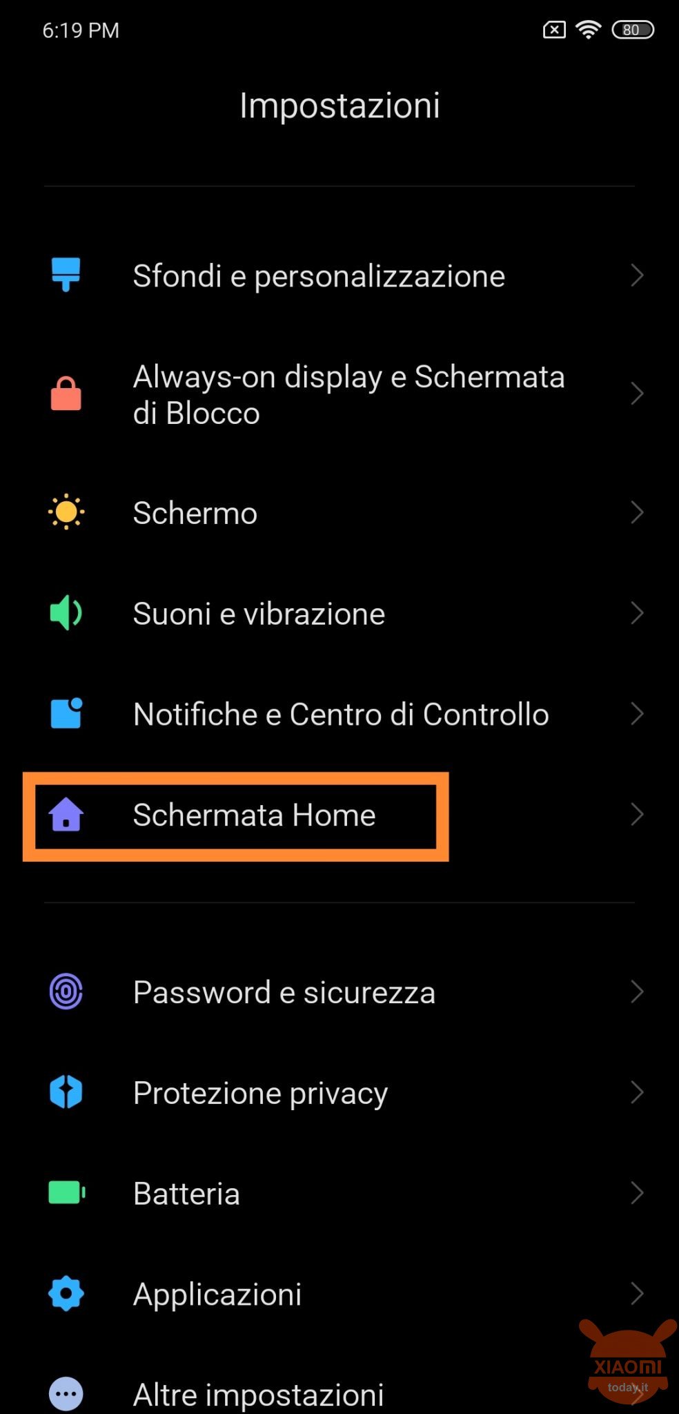 come cambiare orientamento multitasking sulla miui di xiaomi