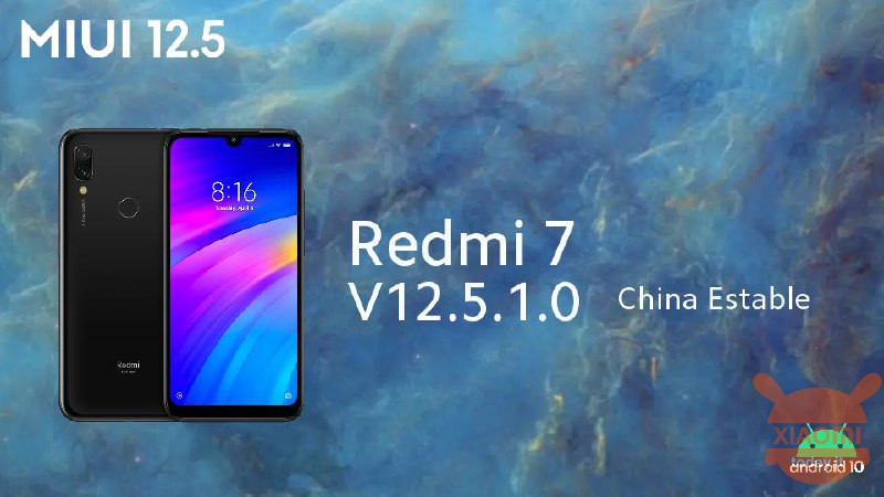 Redmi 7 si aggiorna alla MIUI 12.5 | Download