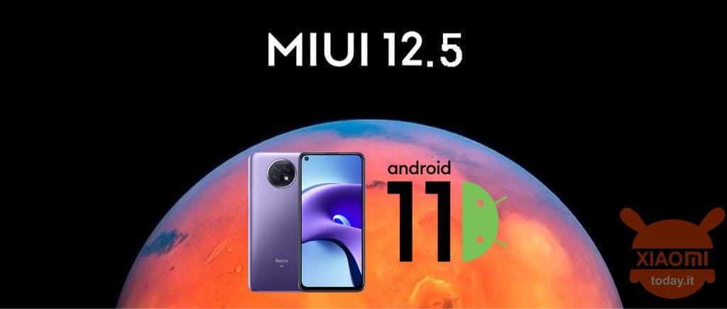 redmi note 9t si aggiorna con android 11 e alla miui 12.5