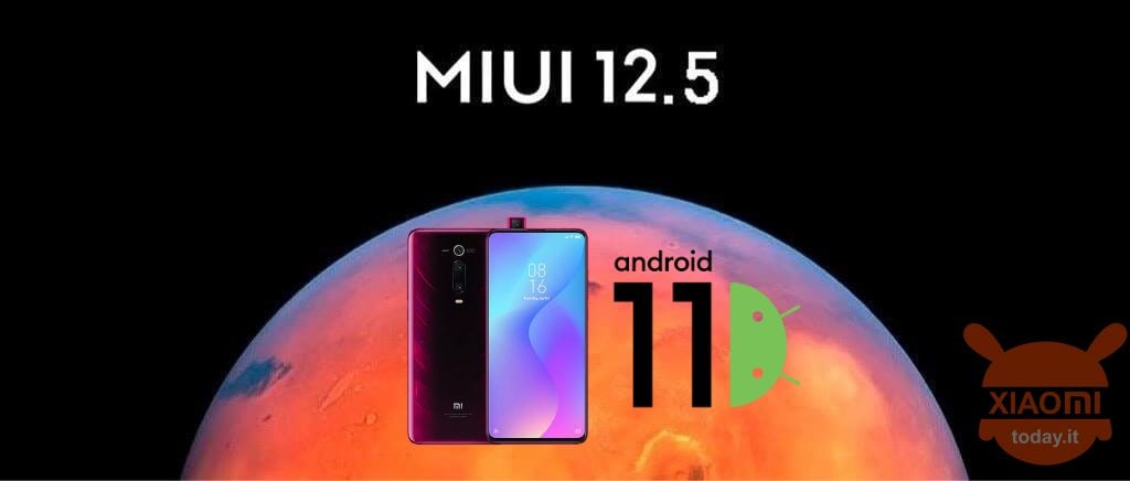 xiaomi mi 9tproが安定したmiui12.5グローバルおよびandroid11にアップデート