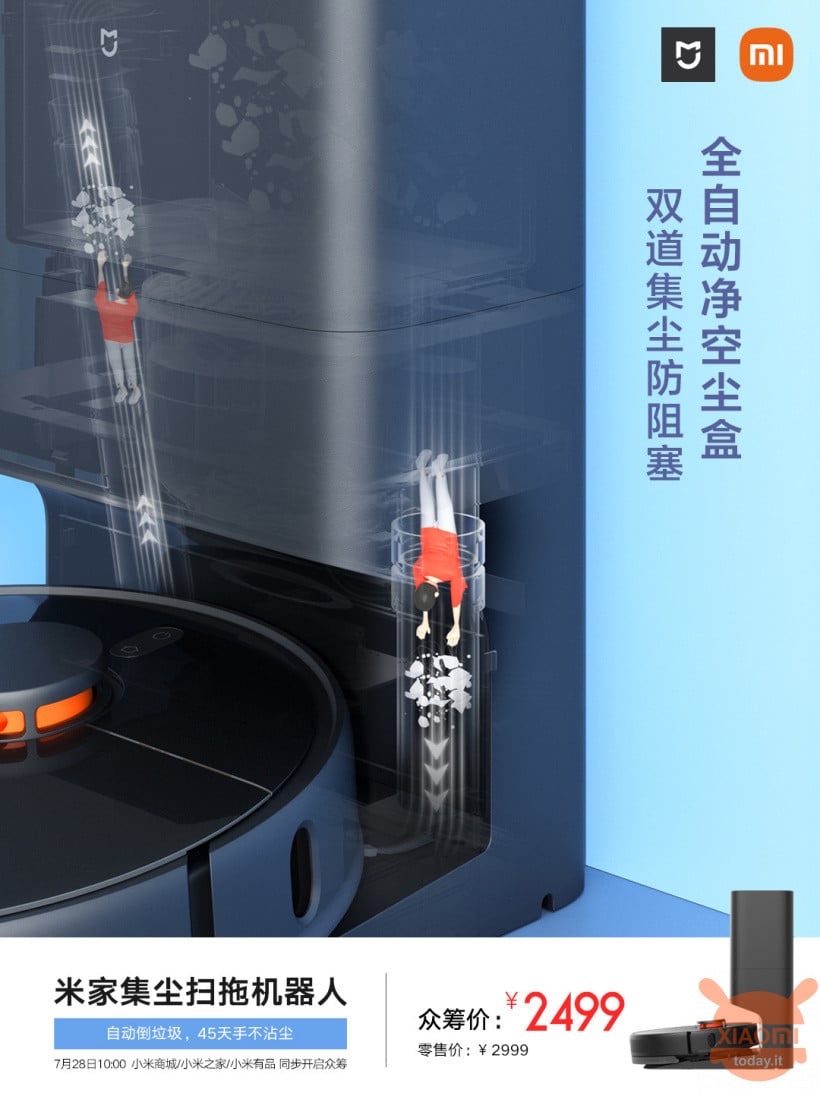 Robot Penyapu Pengumpul Debu Mijia