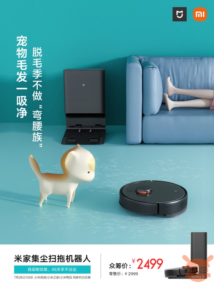 Robot Penyapu Pengumpul Debu Mijia