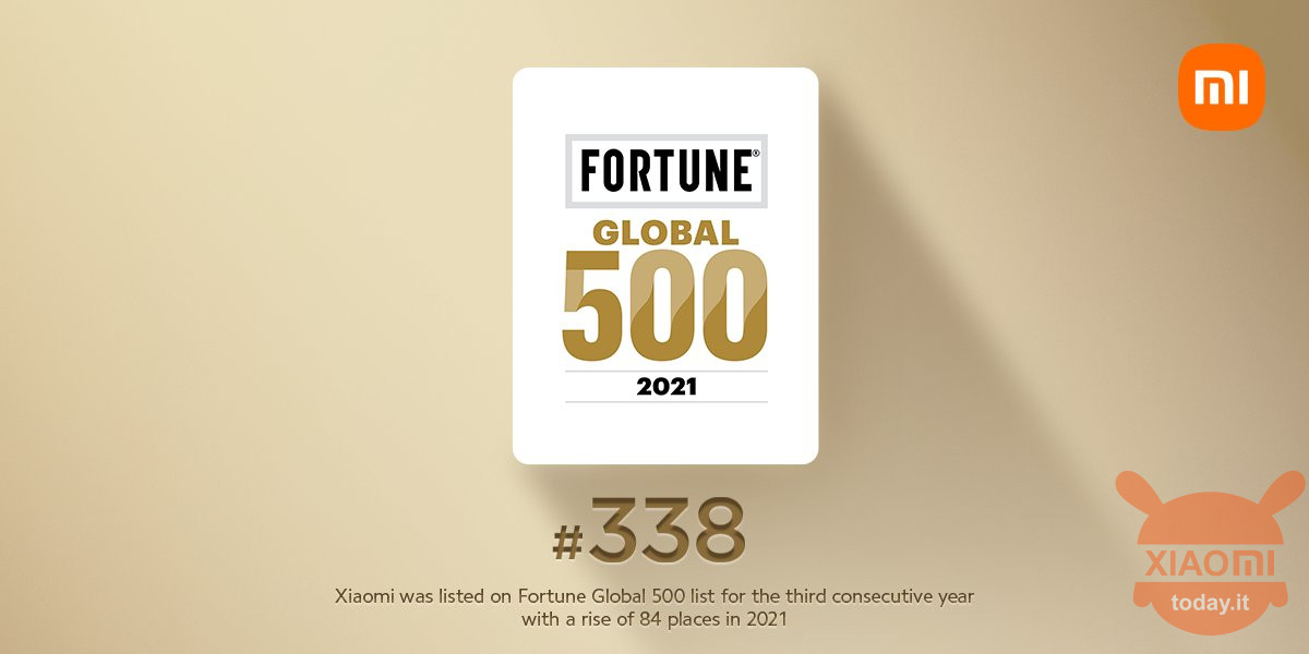 Xiaomi Fortune 500