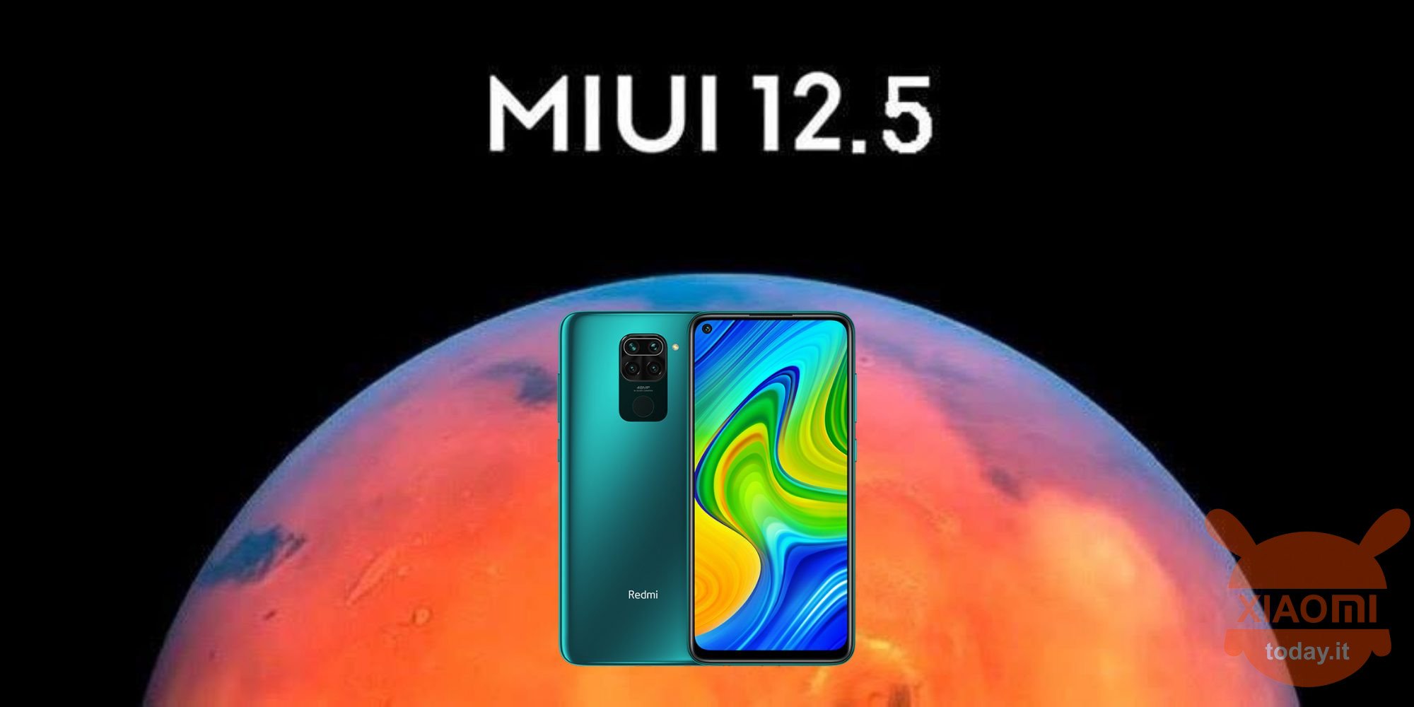 redmi note 9 oppdateringer til miui 12.5 global stabil, rom nedlastingslenke