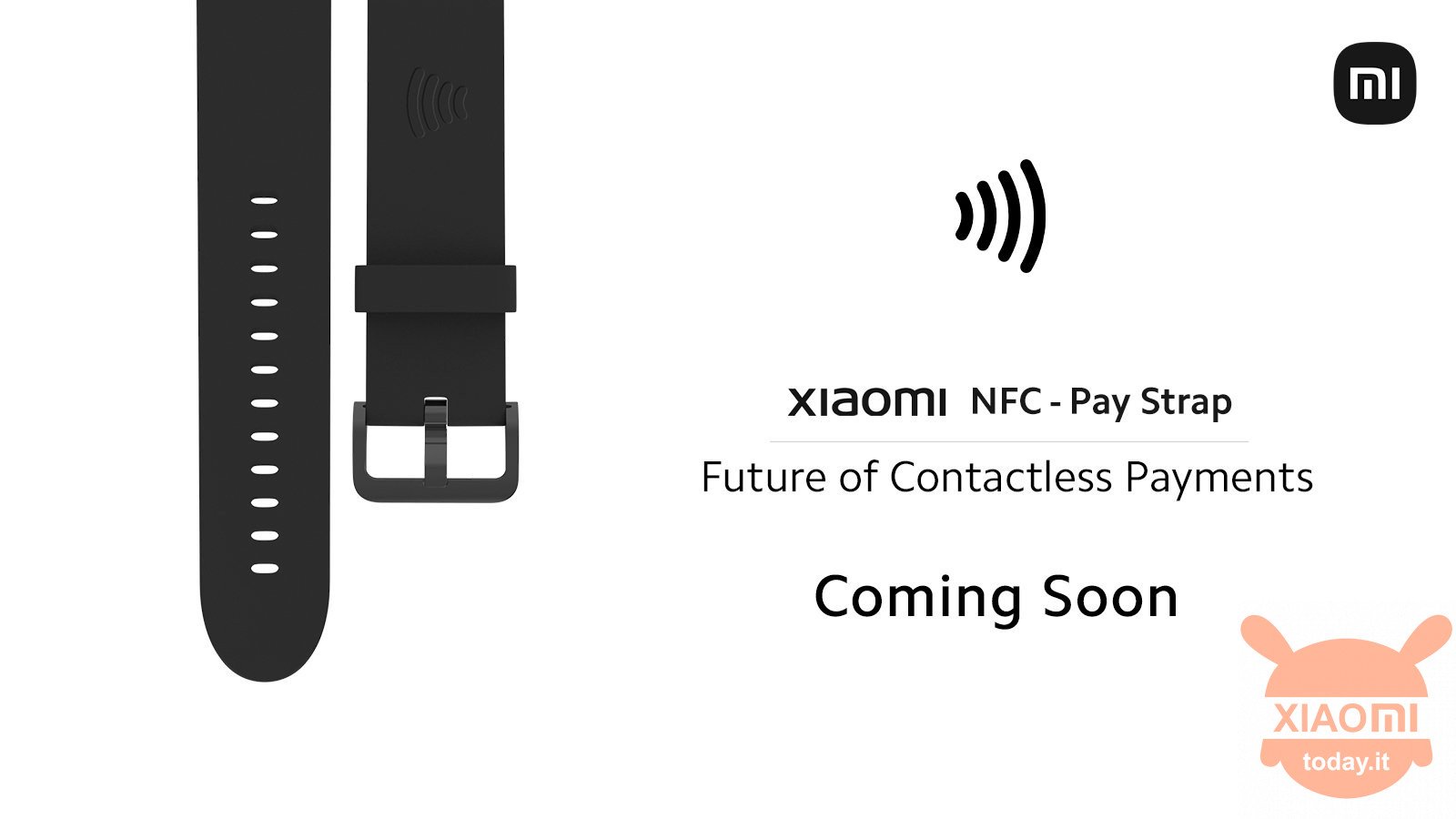 xiaomi nfc pay strap porta l'nfc su tutti i dispositivi come mi watch e mi band