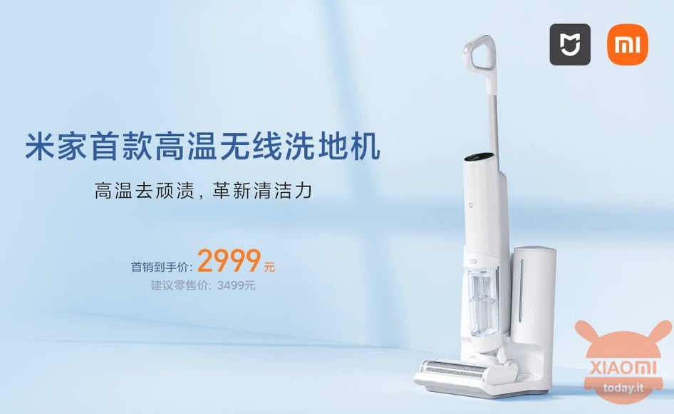 Laveur de sol sans fil haute température Xiaomi Mijia