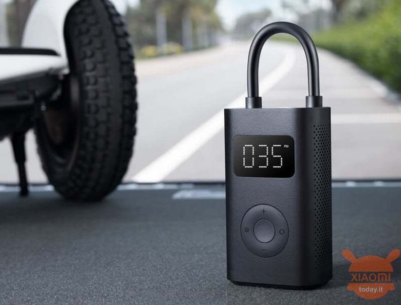The portable Xiaomi 1S compressor is always available: a perfect and temporary search