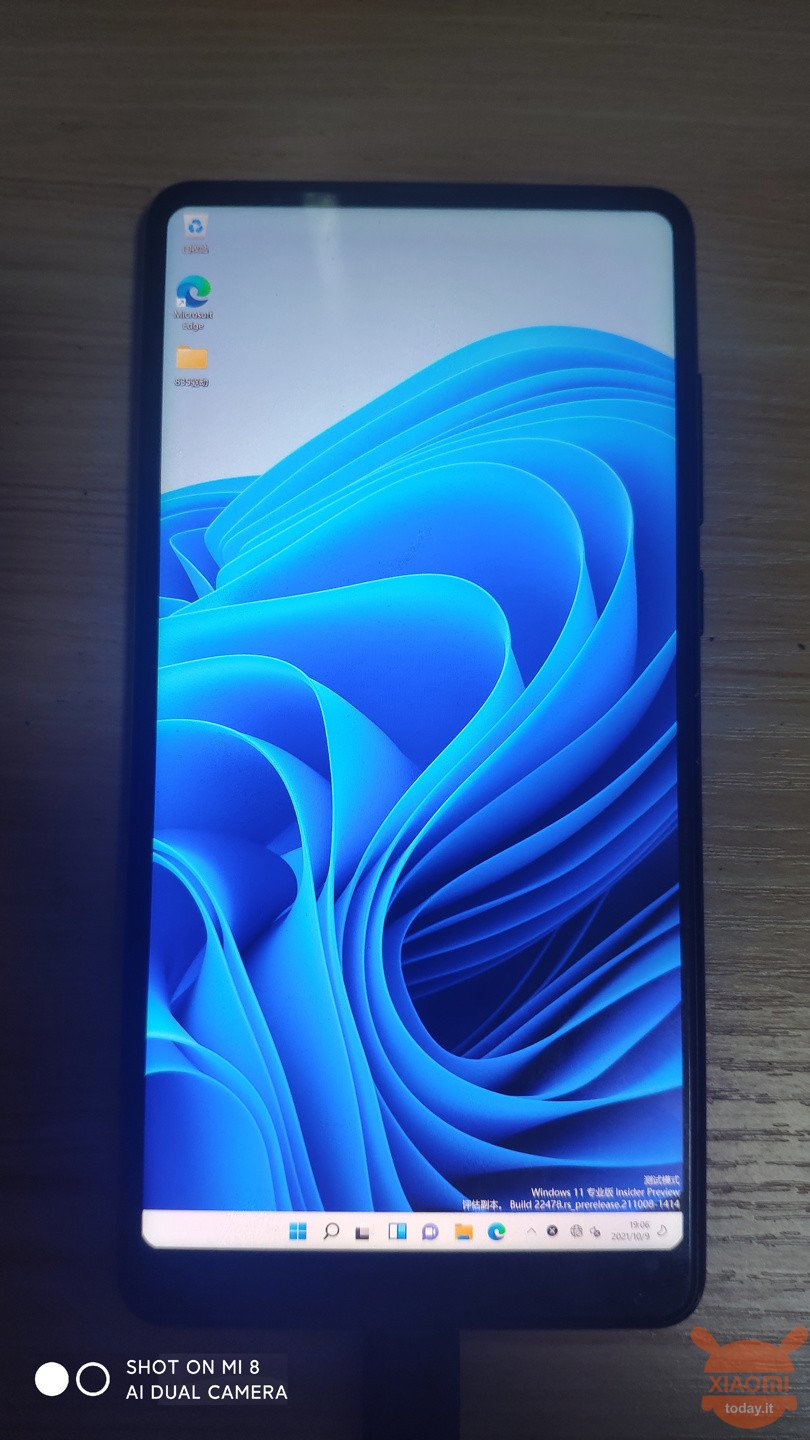 xiaomi mi mix 2 con windows 11