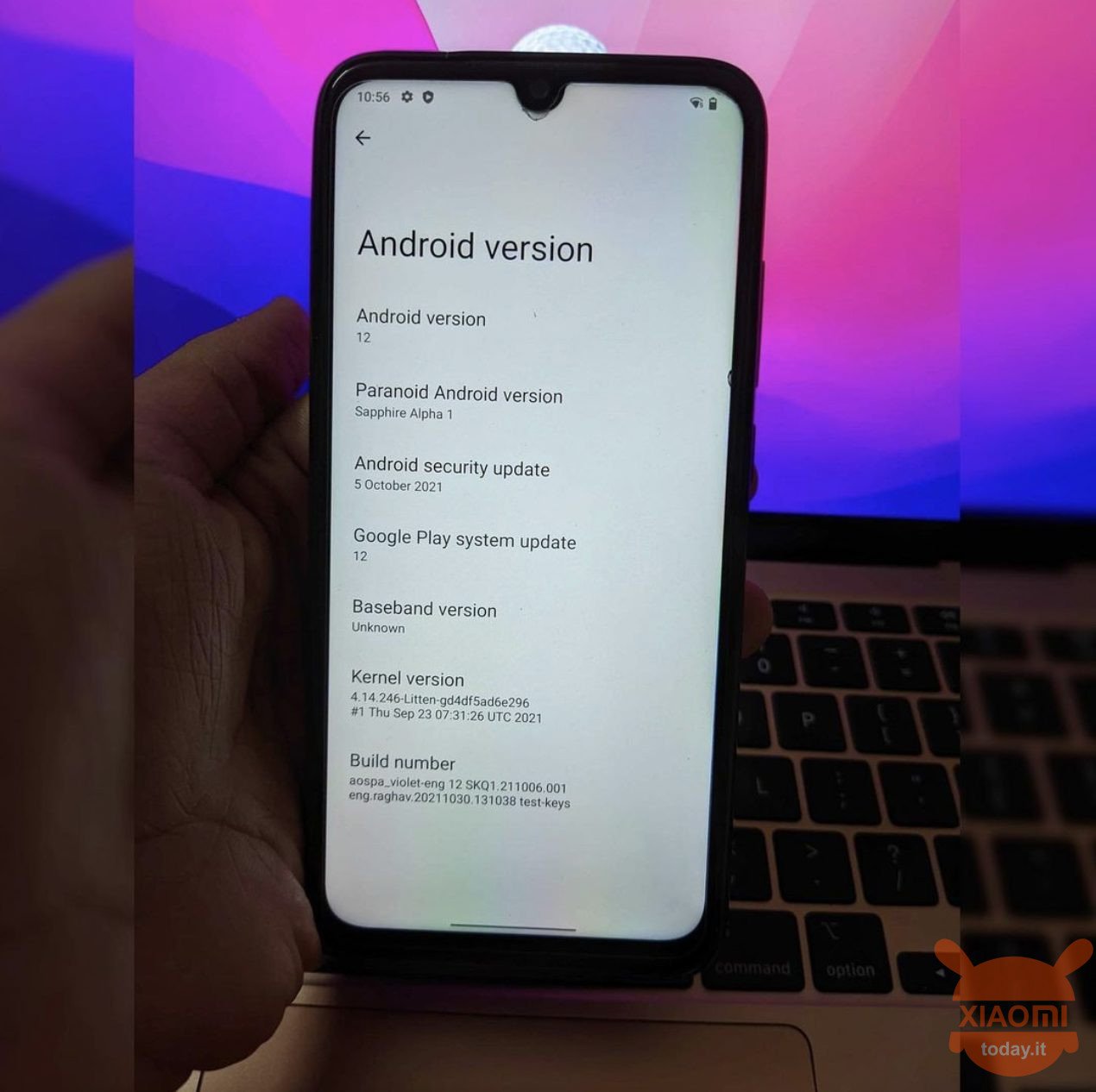 redmi note 7 pro si aggiorna ad android 12 con paranoid android shappire