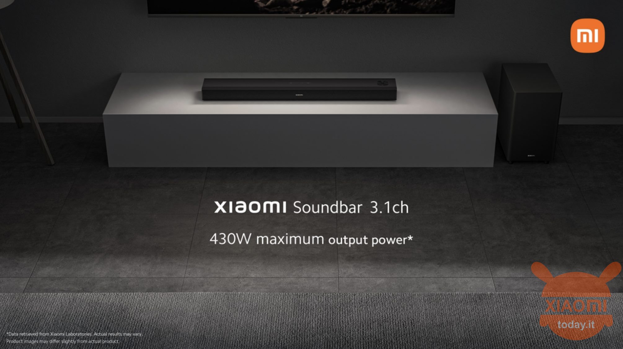 xiaomi soundbar 3.1ch רשמי: מפרטים ושחרור של הסאונדבר הראשון של xiaomi בשוק העולמי