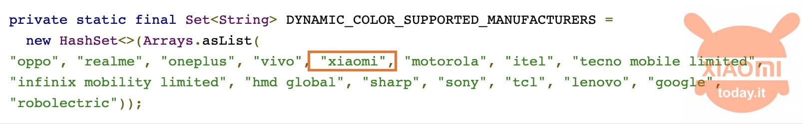 xiaomi utilisera le matériel d'android 12
