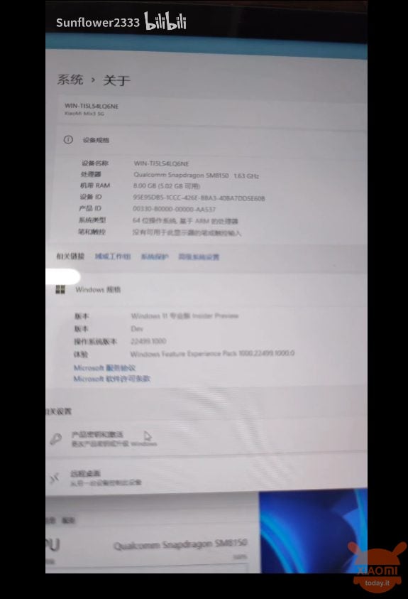 xiaomi pad 5 fa girare anche windows 11