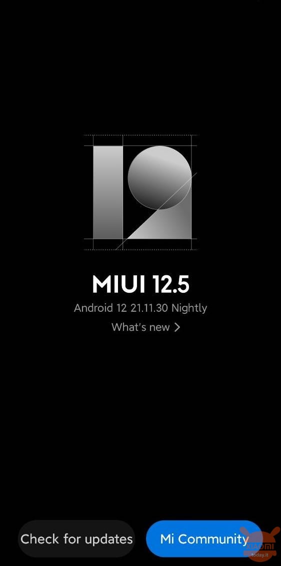 miui 12.5 nuovo logo