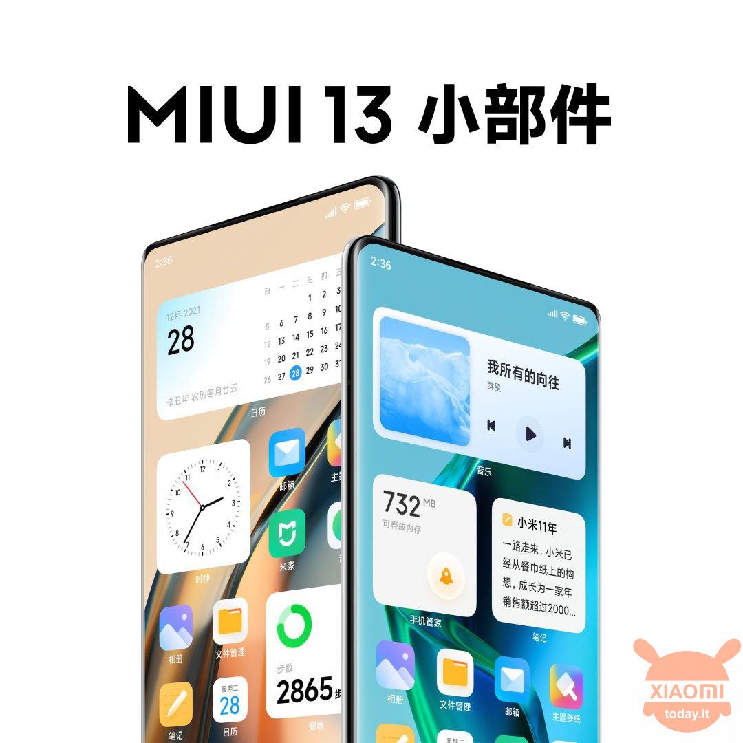 widget miui 13