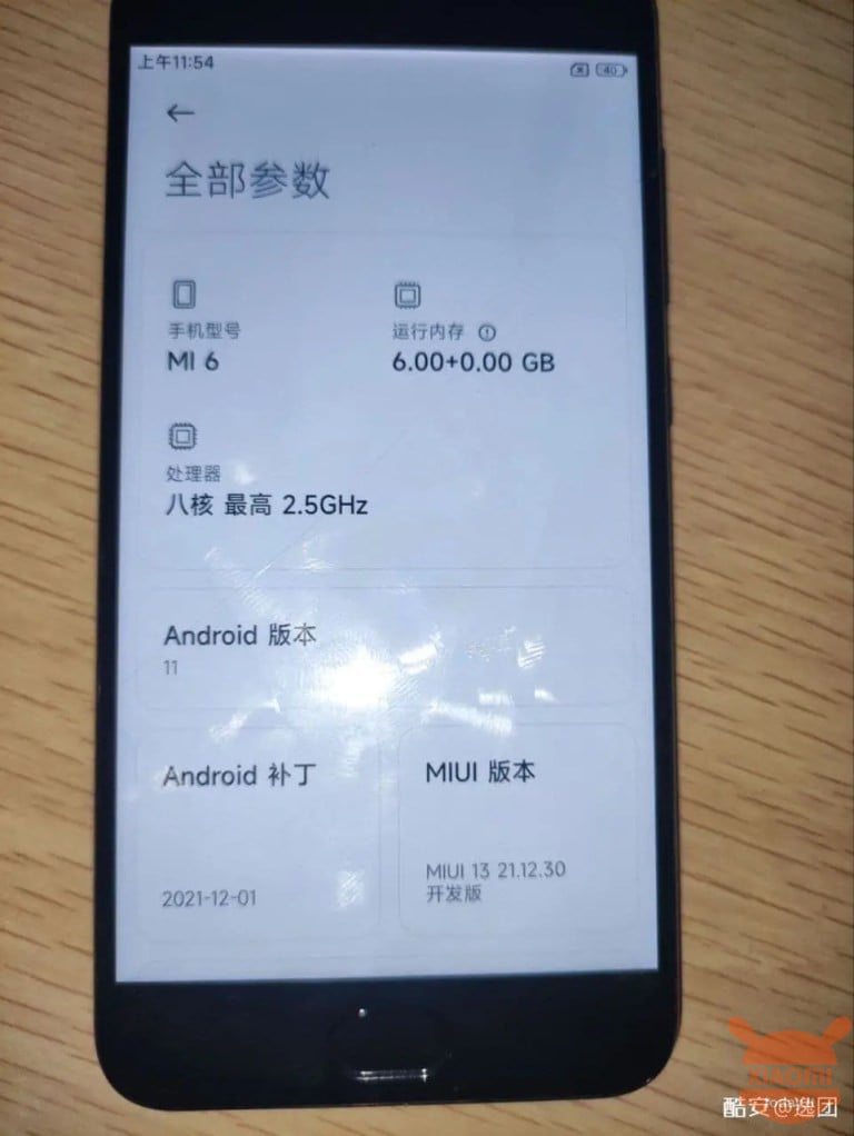 miui 13 arriva su xiaomi mi 6