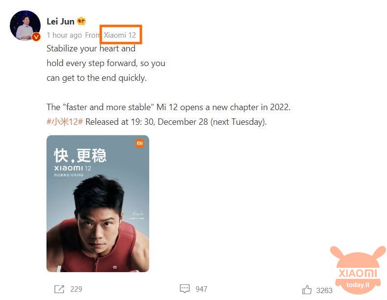 xiaomi 12: official release date, specifications