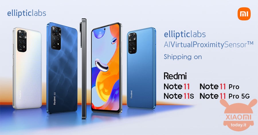 redmi note 11 sensore di prossimità di elliptic labs