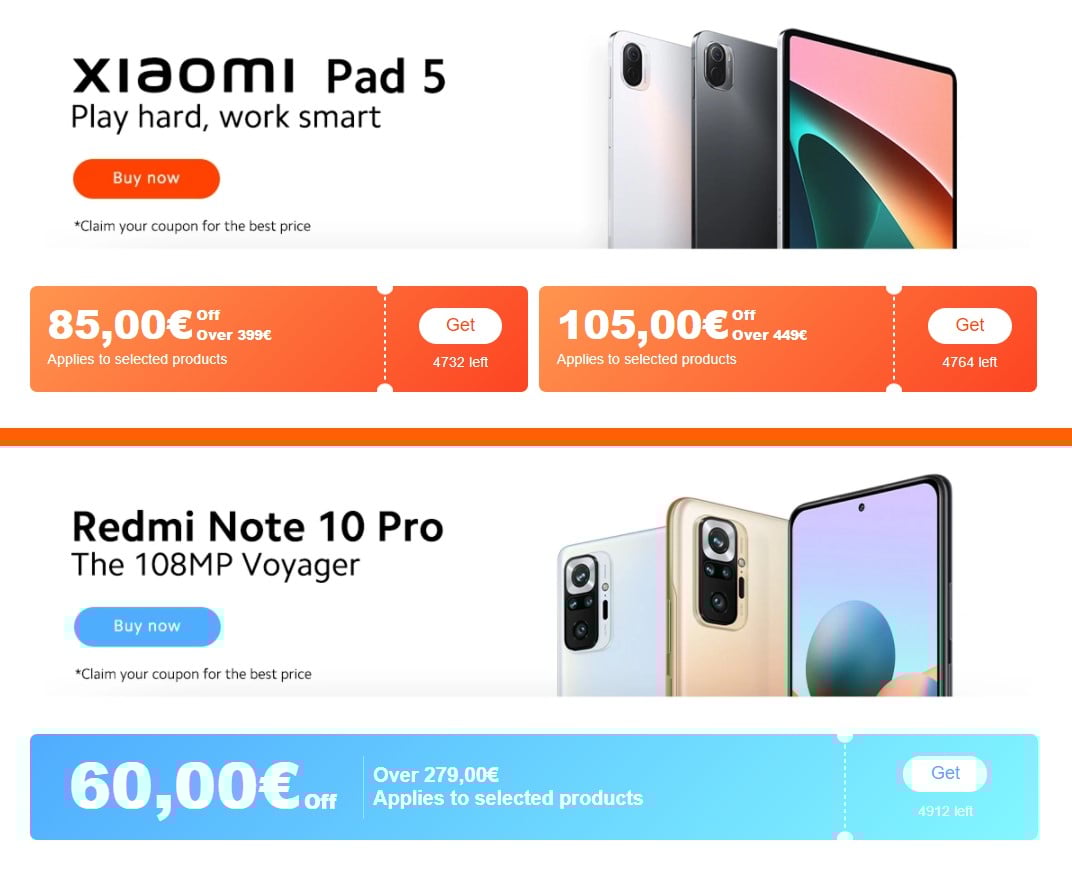 Incroyable braderie Xiaomi