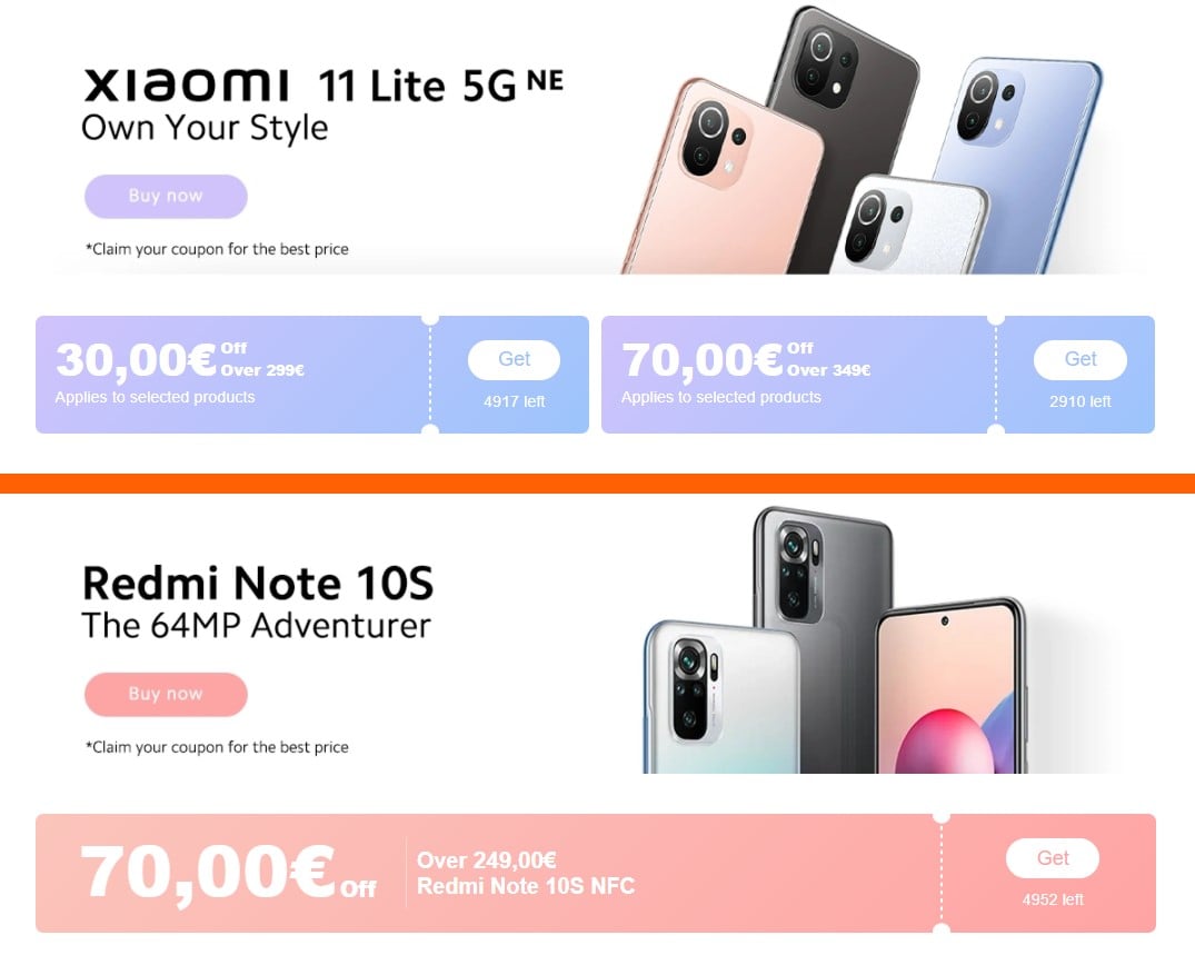 Incroyable braderie Xiaomi