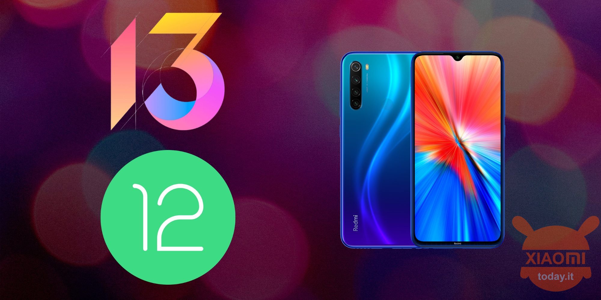 Redmi note 8 2021 更新为 miui 13 global 和 android 12