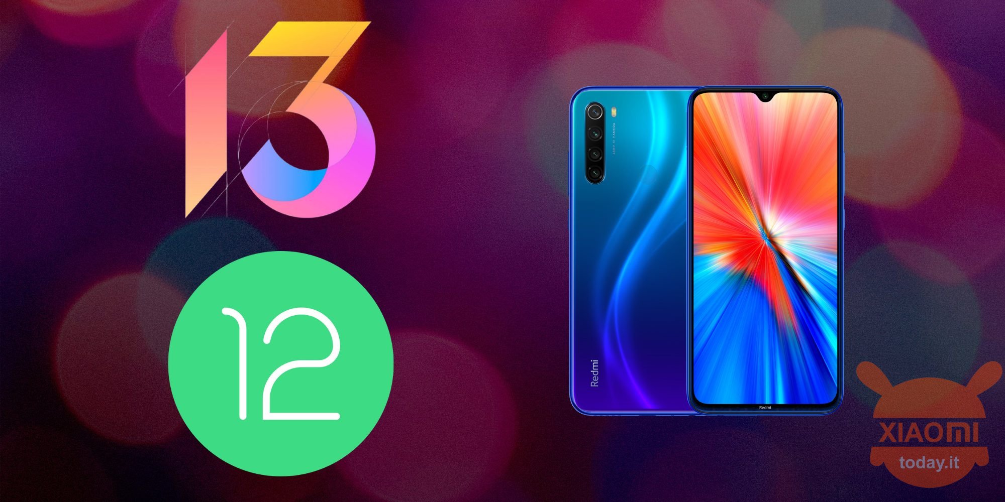 redmi note 8 2021 si aggiorna a miui 13 global e android 12