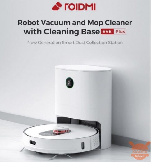 Xiaomi ROIDMI EVE Plus Robot Lavapavimenti con stazione di svuotamento ...