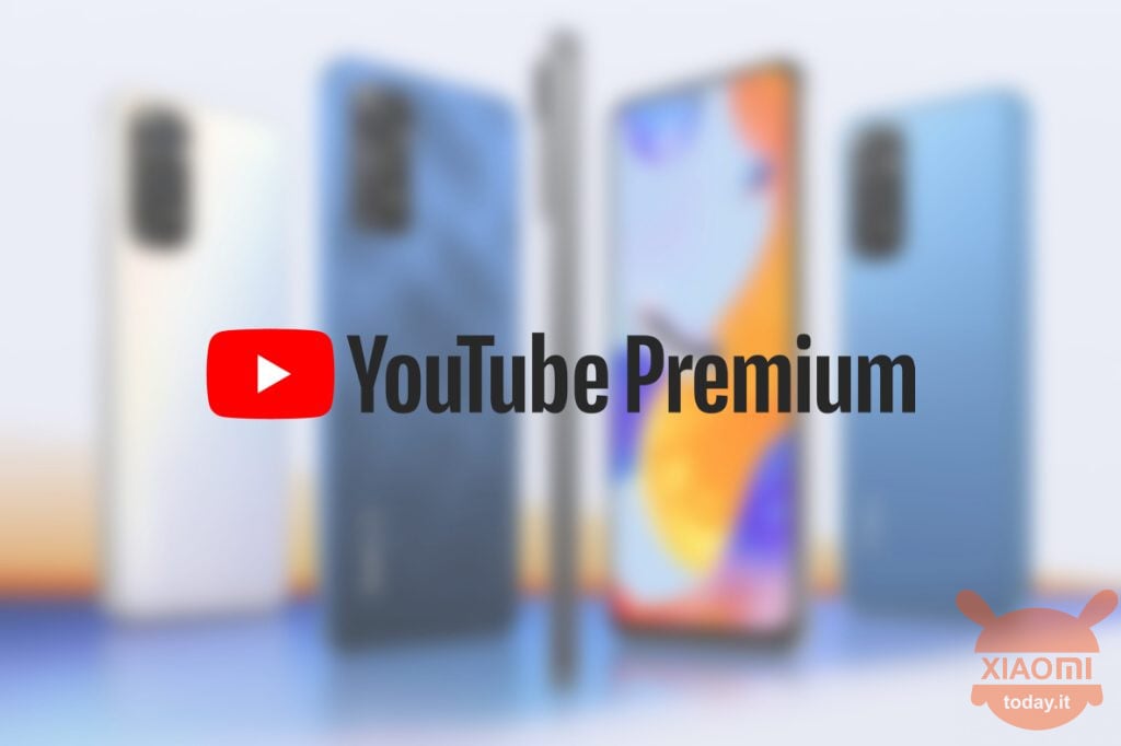 xiaomi regala tre mesi di youtube premium gratis