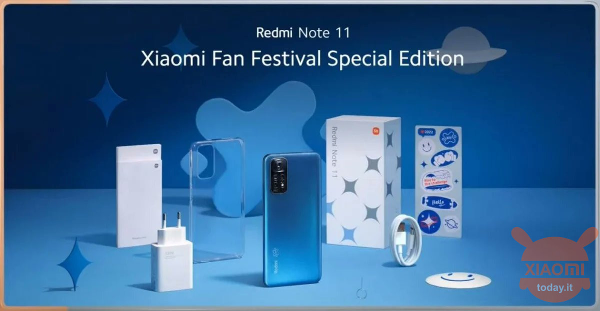 Redmi Note 11 Xiaomi Fan Festival spesialutgave