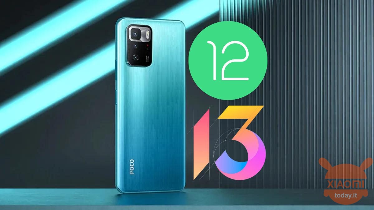 Poco x3 GT cập nhật lên MIUI 13 và Android 12