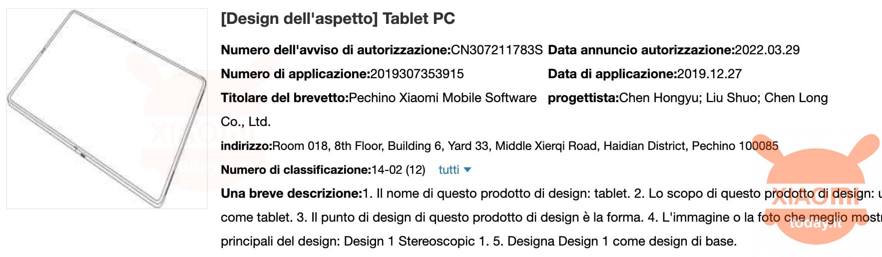 tablette pliable xiaomi