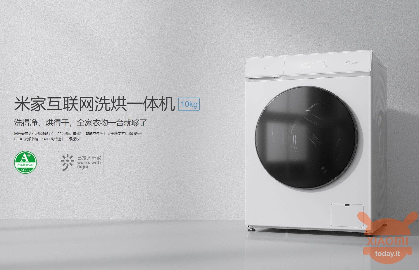 Xiaomi Mijia Direct Drive tvätt- och torkmaskin 10 kg