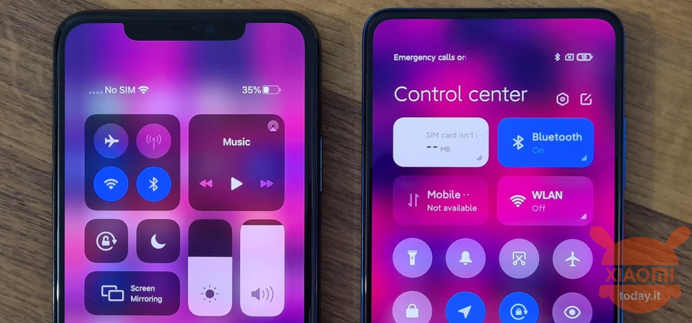 Apple Copy Xiaomi mit Super-Hintergründen