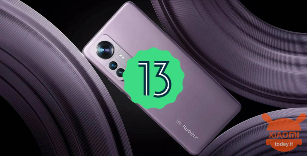 xiaomi 12 pro אנדרואיד 13