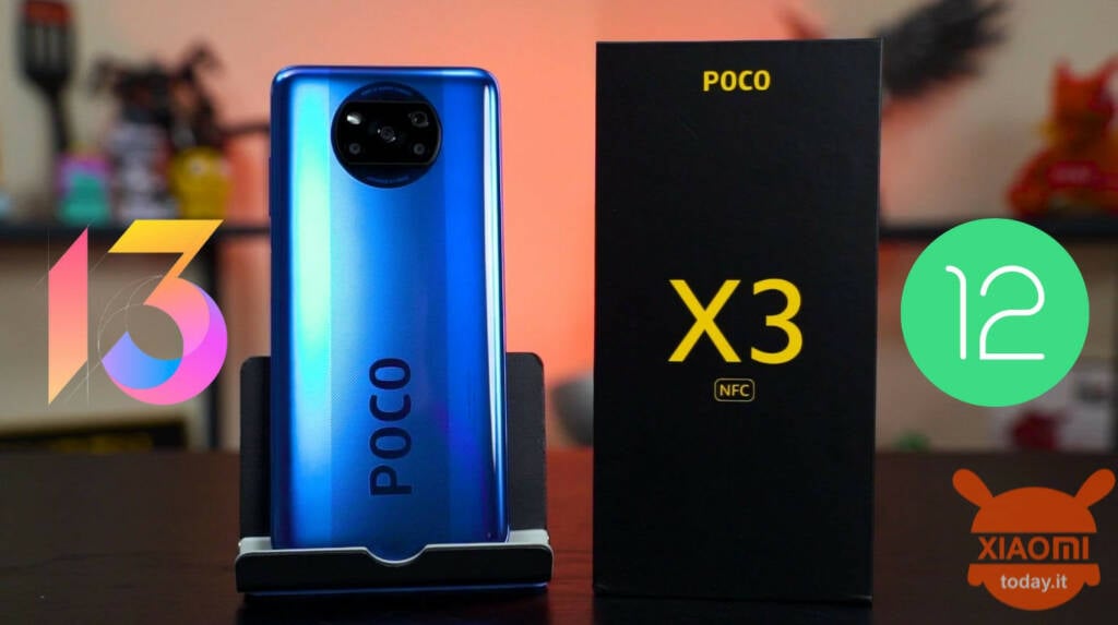 poco x3 nfc Android 12 miui 13